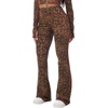 True Religion Women’s High Rise Leopard Baby Terry Bootcut Pants – Poly-Cotton Blend, High Rise Fit, Baby Terry Fabric(Leopard)