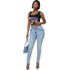 True Religion Women’s Jennie Mid Rise Skinny Jeans(Dandelion Drop)