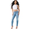 True Religion Women’s Jennie Mid Rise Skinny Jeans(Low Tide)