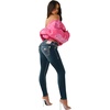 True Religion Women’s Jennie Mid Rise Skinny Jeans(Serene Bliss)