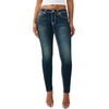 True Religion Women’s Jennie Mid Rise Skinny Jeans(Serene Bliss)