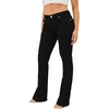 True Religion Women’s Joey Mid Rise Flare Jeans(Black Body Rinse)