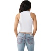 True Religion Women’s Notch Crop Tank | Racerback(White)
