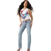 True Religion Women’s Notch Crop Tank | Racerback(White)