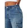 True Religion Women’s SN Cargo Denim Pant(Medium Wintry)