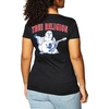 True Religion Women’s V-Neck Buddha Logo Tee | Womens Tops(Black)