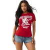 True Religion Women’s Crystal Buddha Tee(Salsa)